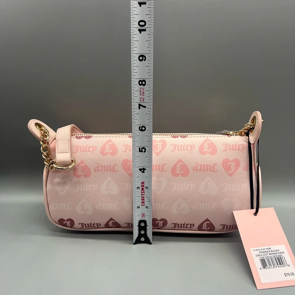 Juicy couture girls just wanna have fun shoulder bag purse